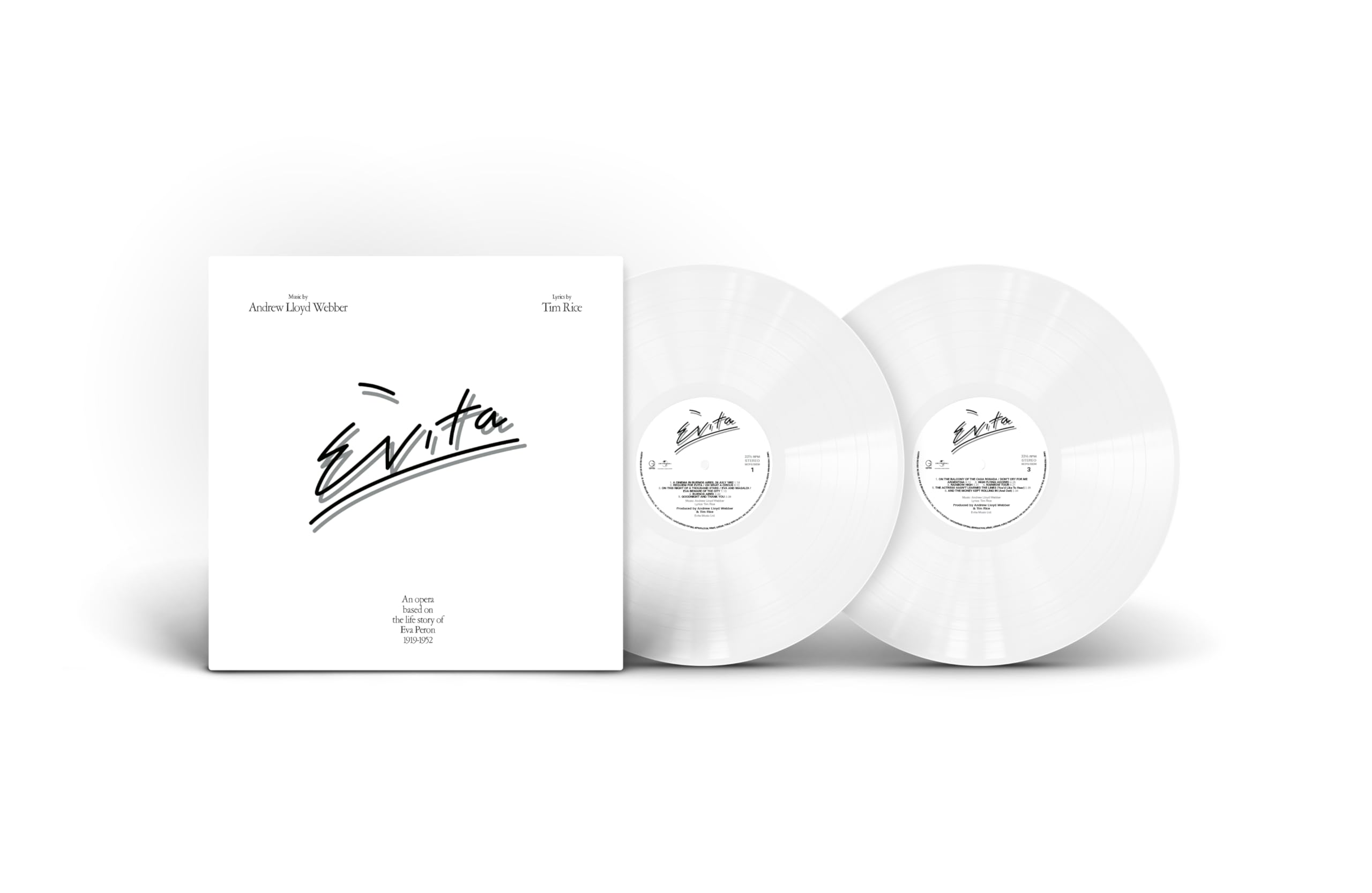Evita (Original Cast Recording) - White Colored Vinyl