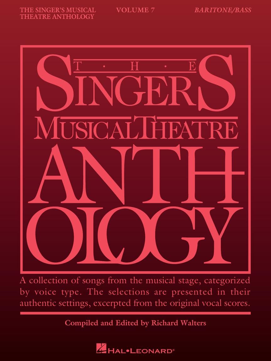 The Singer's Musical Theatre Anthology: Volume 7 | Baritone/Bass Vocal Collection Sheet Music Book with Piano Accompaniment | Broadway Songs from Sweeney Todd, Shrek, Tootsie and More Hits