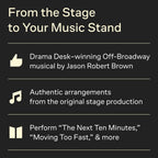 The Last Five Years - Vocal Selections | Sheet Music Book for Piano/Vocal/Guitar | Contemporary Musical Theatre Songs by Jason Robert Brown for Intermediate Singers Students and Audition Performance