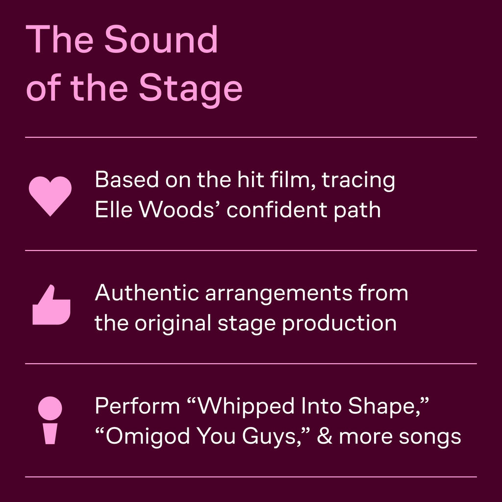 Legally Blonde - The Musical Vocal Selections (Vocal Line With Piano Accompaniment) | Piano/Vocal Songbook for Intermediate Singers | Broadway Theater Sheet Music Book for Recitals and Performance