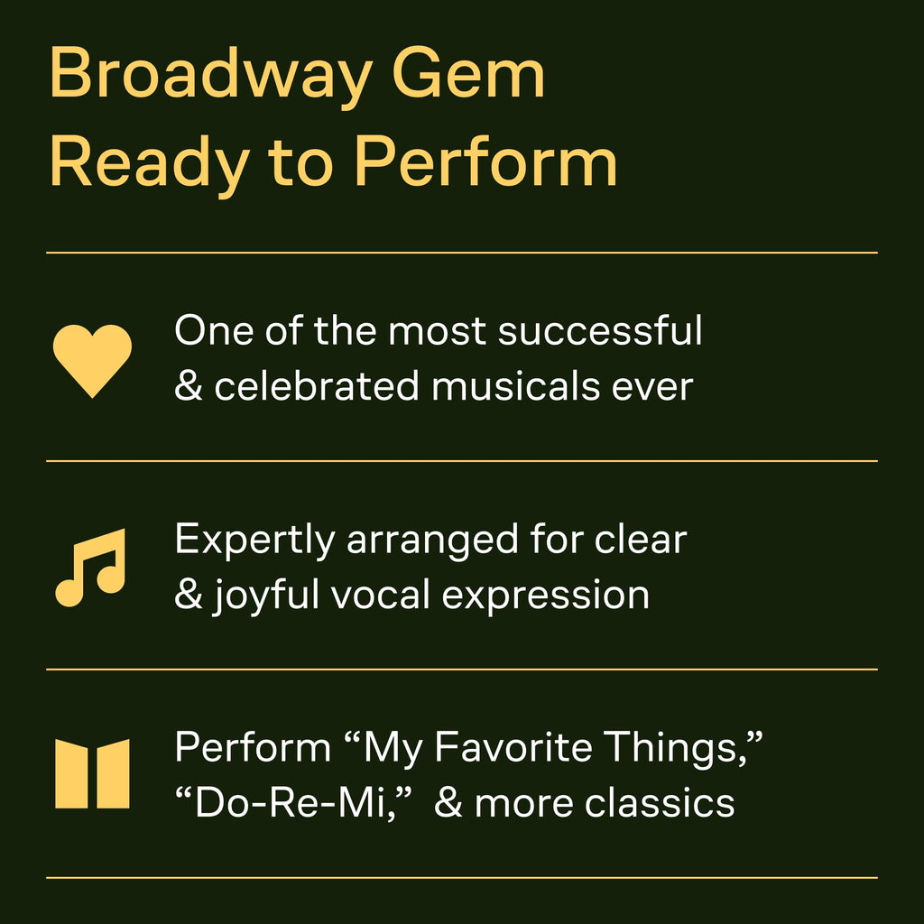 Rodgers and Hammerstein - The Sound of Music | Vocal Selections Songbook for Piano Vocal Guitar | Broadway Musical Sheet Music Collection | Classic ... (Rodgers and Hammerstein Vocal Selections)