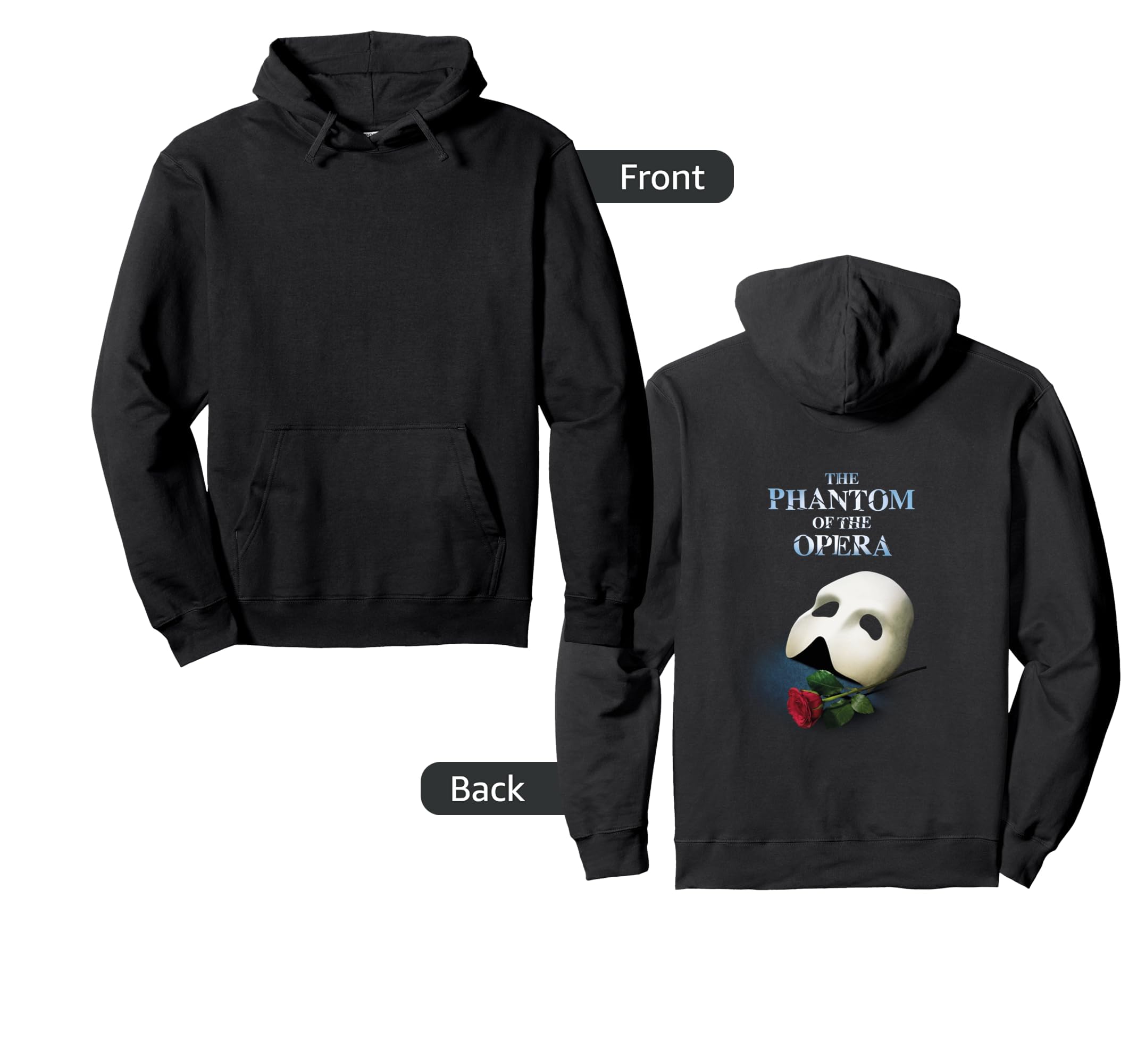 Official 'Phantom of the Opera' Logo Pullover Hoodie