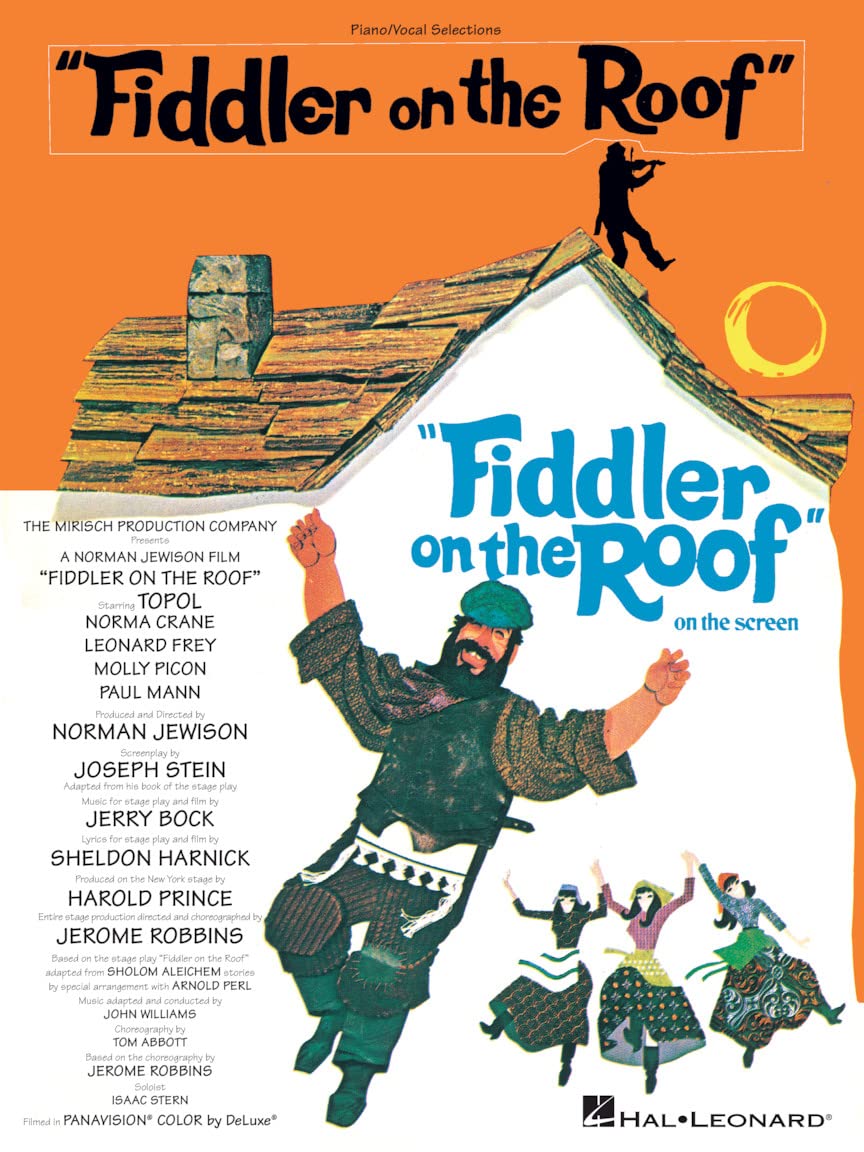 Fiddler on the Roof On the Screen | Vocal Selections Songbook for Piano, Voice and Guitar | 12 Iconic Broadway Songs | Easy Piano Arrangements for All Skill Levels | Gift for Music Lovers