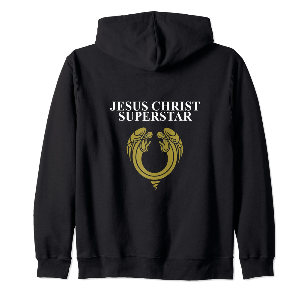 Official 'Jesus Christ Superstar' 1970 Classic Logo Black Zip Hoodie