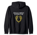 Official 'Jesus Christ Superstar' 1970 Classic Logo Black Zip Hoodie