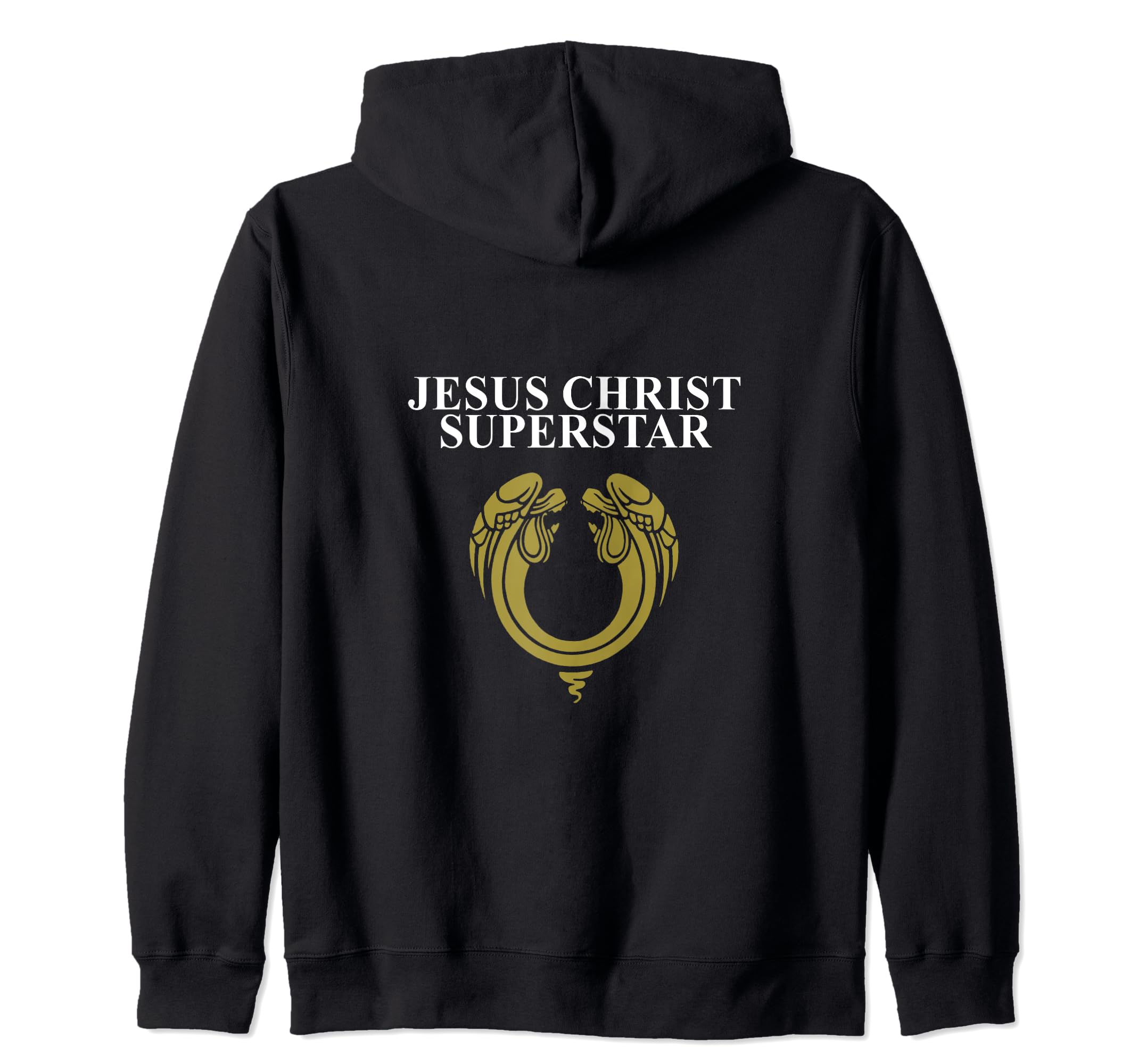 Official 'Jesus Christ Superstar' 1970 Classic Logo Black Zip Hoodie