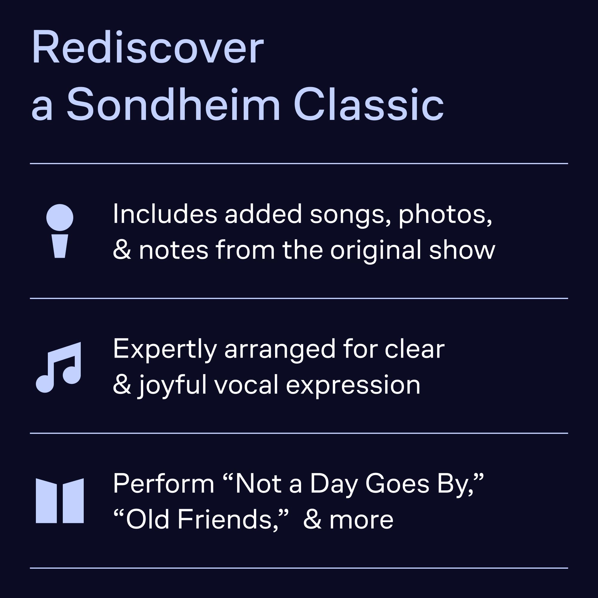 Merrily We Roll Along: Vocal Selections Revised Edition | Piano Vocal Sheet Music from 2023 Broadway Revival | Sondheim Musical Songbook for Singers and Pianists | Theatre Score with Added Songs