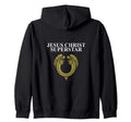 Official 'Jesus Christ Superstar' 1970 Classic Logo Black Zip Hoodie