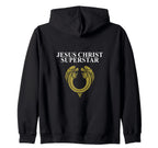Official 'Jesus Christ Superstar' 1970 Classic Logo Black Zip Hoodie