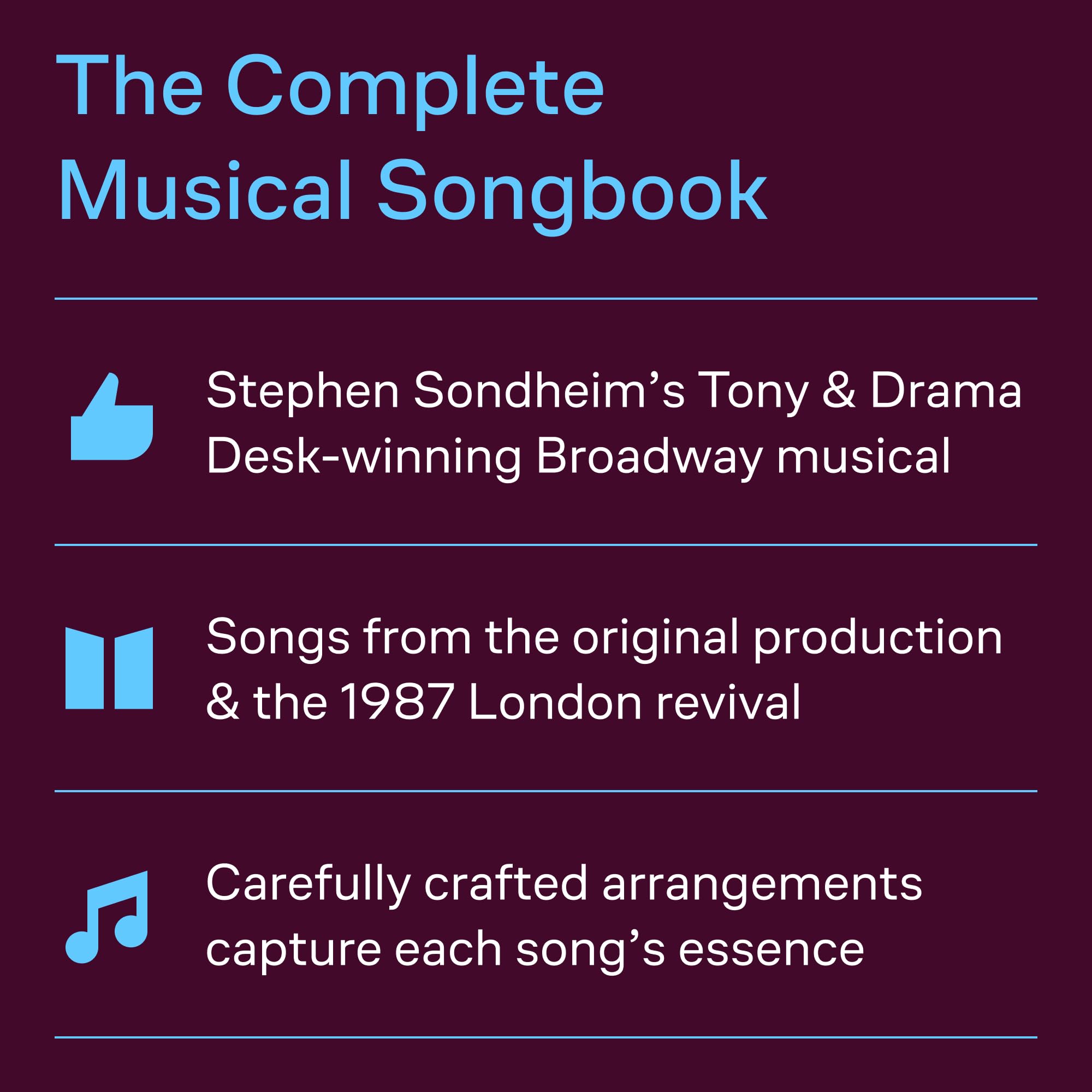 The Complete Follies Collection | Vocal Collection for Piano/Vocal/Guitar | Songbook with 34 Broadway Musical Selections | Essential Sheet Music Book ... from 1971 and 1987 (Vocal Selections)