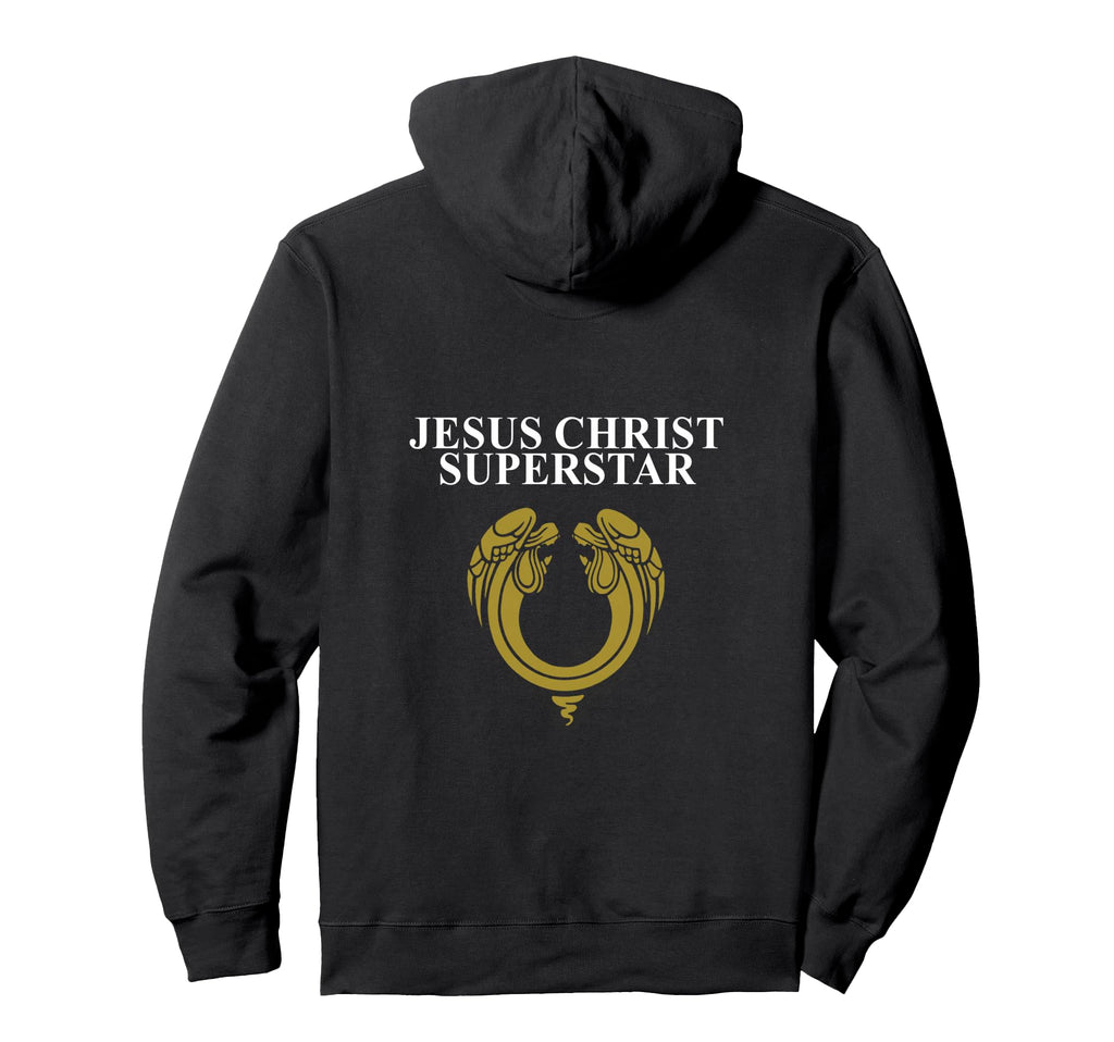 Official 'Jesus Christ Superstar' 1970 Classic Logo Black Pullover Hoodie