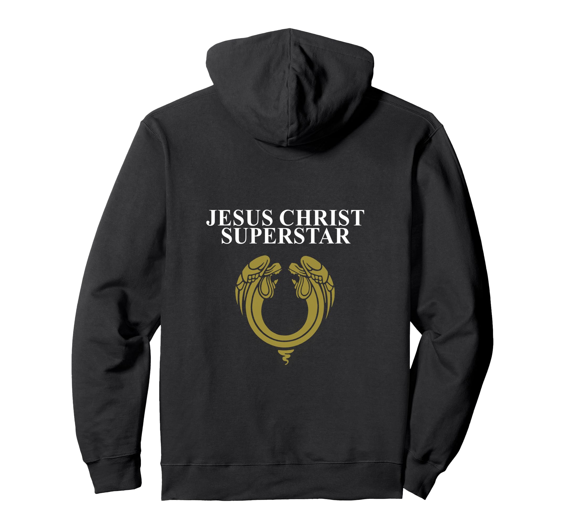 Official 'Jesus Christ Superstar' 1970 Classic Logo Black Pullover Hoodie