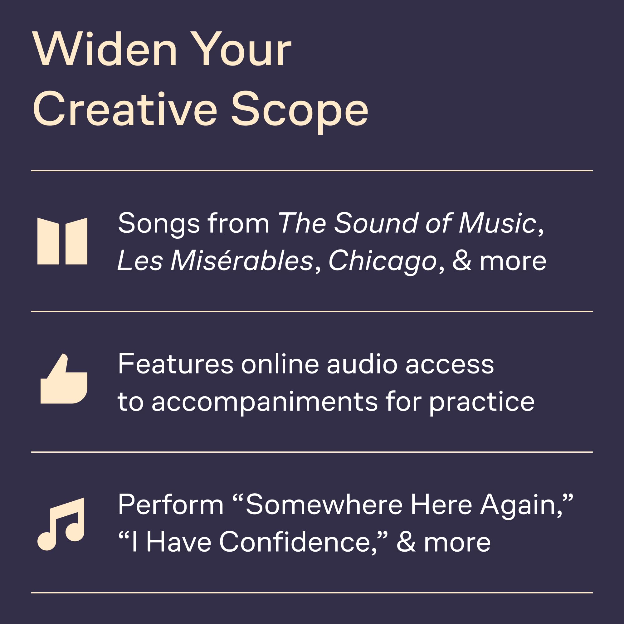 The Singer's Musical Theatre Anthology: Volume 3 | Soprano Voice and Piano Sheet Music Songbook with Online Audio Accompaniments | Broadway Musical Theatre Collection for Auditions and Recitals