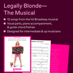 Legally Blonde - The Musical Vocal Selections (Vocal Line With Piano Accompaniment) | Piano/Vocal Songbook for Intermediate Singers | Broadway Theater Sheet Music Book for Recitals and Performance