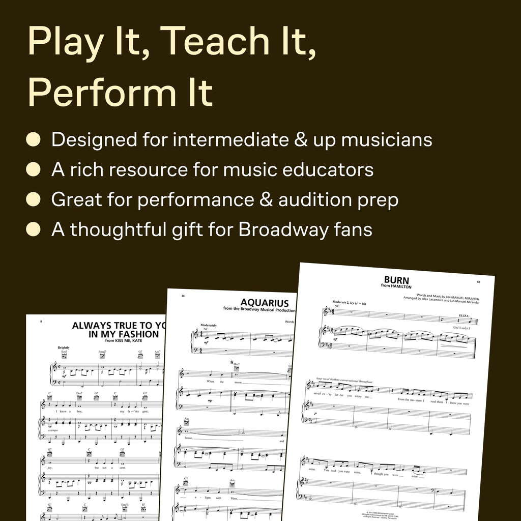 The Great American Songbook - Broadway: Music and Lyrics for 100 Classic Songs