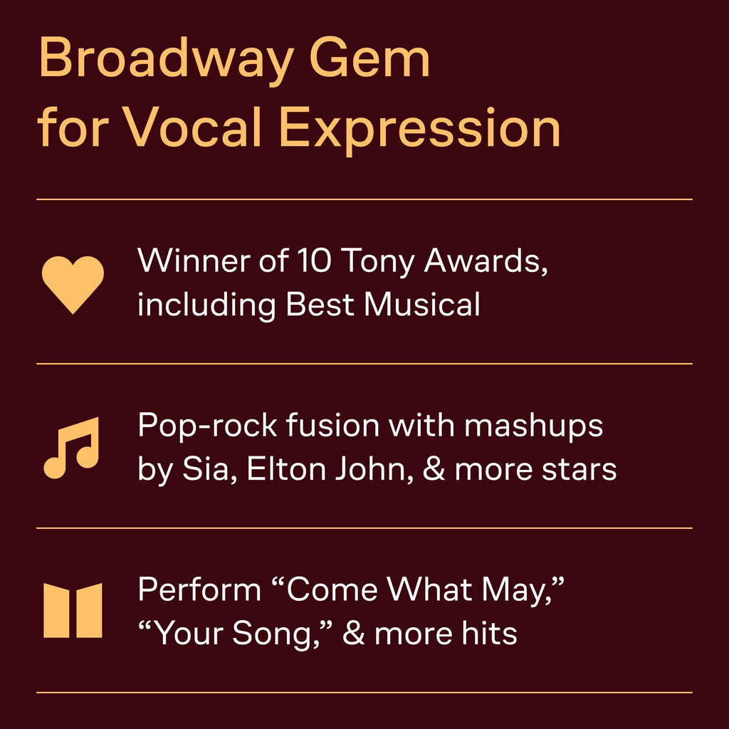 Moulin Rouge! The Musical Vocal Selections | Piano Vocal Sheet Music Book for Students Teachers and Broadway Fans | Contemporary Musical Theatre Songs for Practice Performance and Auditions
