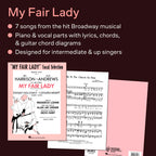 My Fair Lady: Vocal Selections | Alan Jay Lerner and Frederick Loewe | Piano Vocal Guitar Sheet Music Songbook for Singers and Pianists | Broadway Songs Including I Could Have Danced All Night