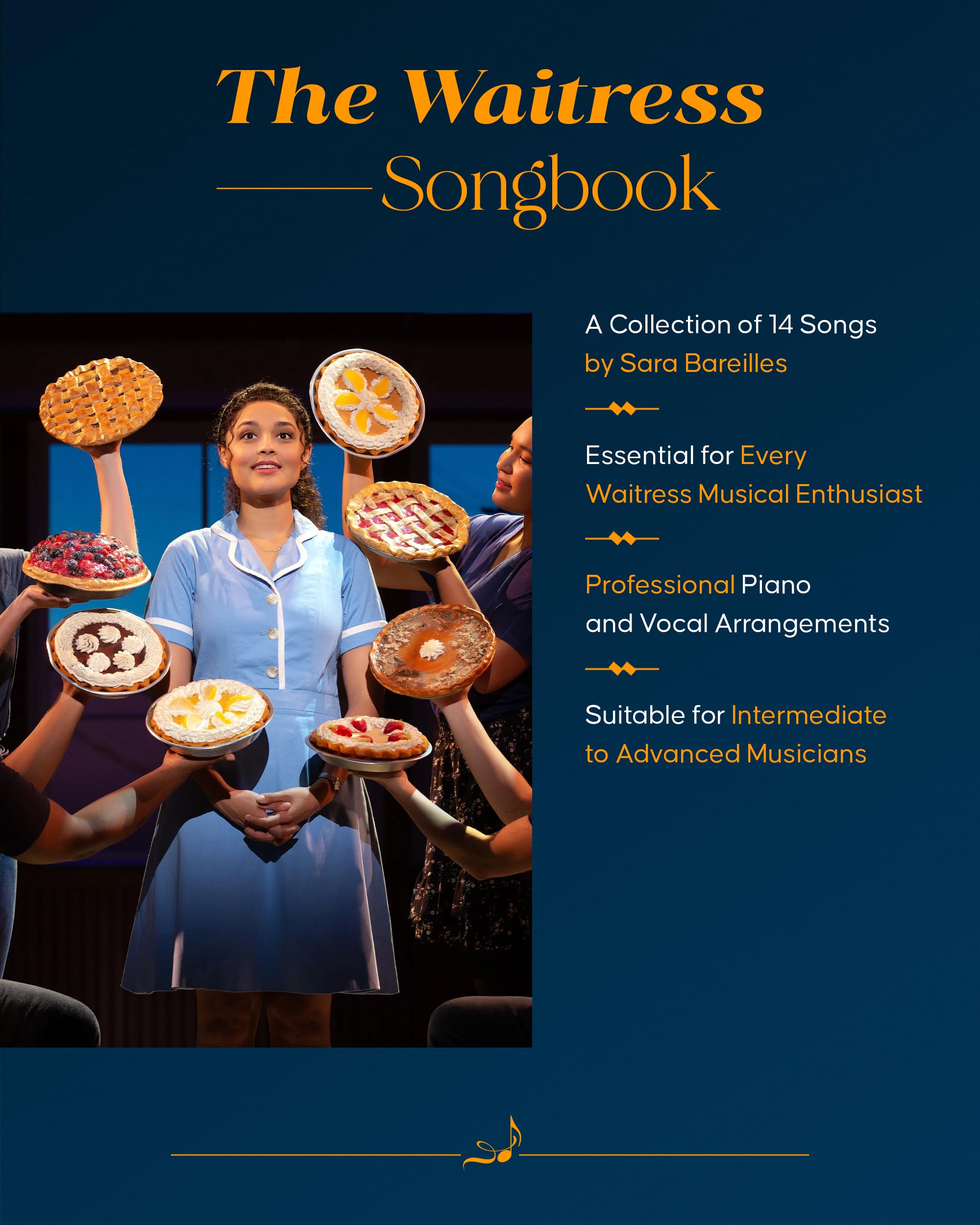 Waitress - Vocal Selections: The Irresistible New Broadway Musical - Songbook with Sheet Music and Lyrics for Vocal with Piano Accompaniment