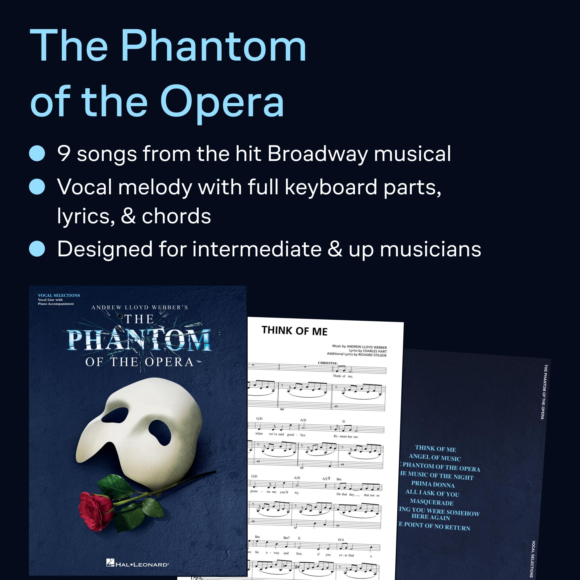 The Phantom of the Opera: Broadway Singer's Edition