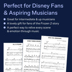 Frozen 2 Songbook | Piano, Vocal, Guitar Sheet Music | Includes "Into the Unknown" and Other Disney Songs | Hal Leonard Official Music Book