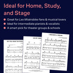 Les Misérables Vocal/Piano Selections | Broadway Musical Sheet Music Book for Singers and Pianists | Authentic Piano Vocal Arrangements | Great for Practice, Auditions, and Performances