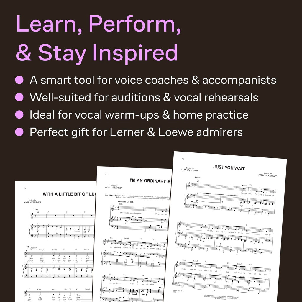My Fair Lady - Vocal Selections | Alfreds Classic Musical Editions | Piano/Vocal/Guitar Broadway Sheet Music Songbook | Musical Theatre Piano Book for Students Teachers and Performers