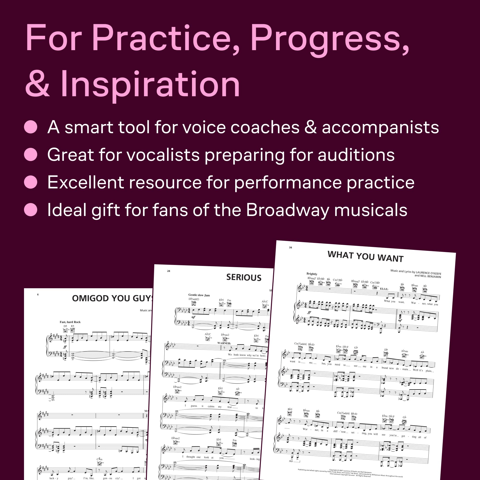 Legally Blonde - The Musical Vocal Selections (Vocal Line With Piano Accompaniment) | Piano/Vocal Songbook for Intermediate Singers | Broadway Theater Sheet Music Book for Recitals and Performance