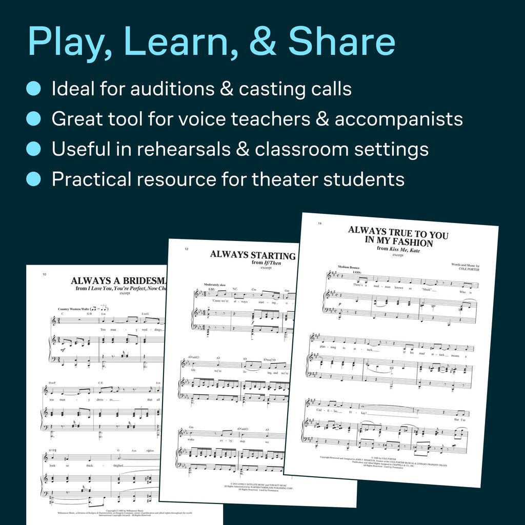 The Singer's Musical Theatre Anthology: 16-Bar Audition Edition, Mezzo-Soprano/Belter | Broadway Vocal Collection Sheet Music with Piano Accompaniment for Auditions and Performance