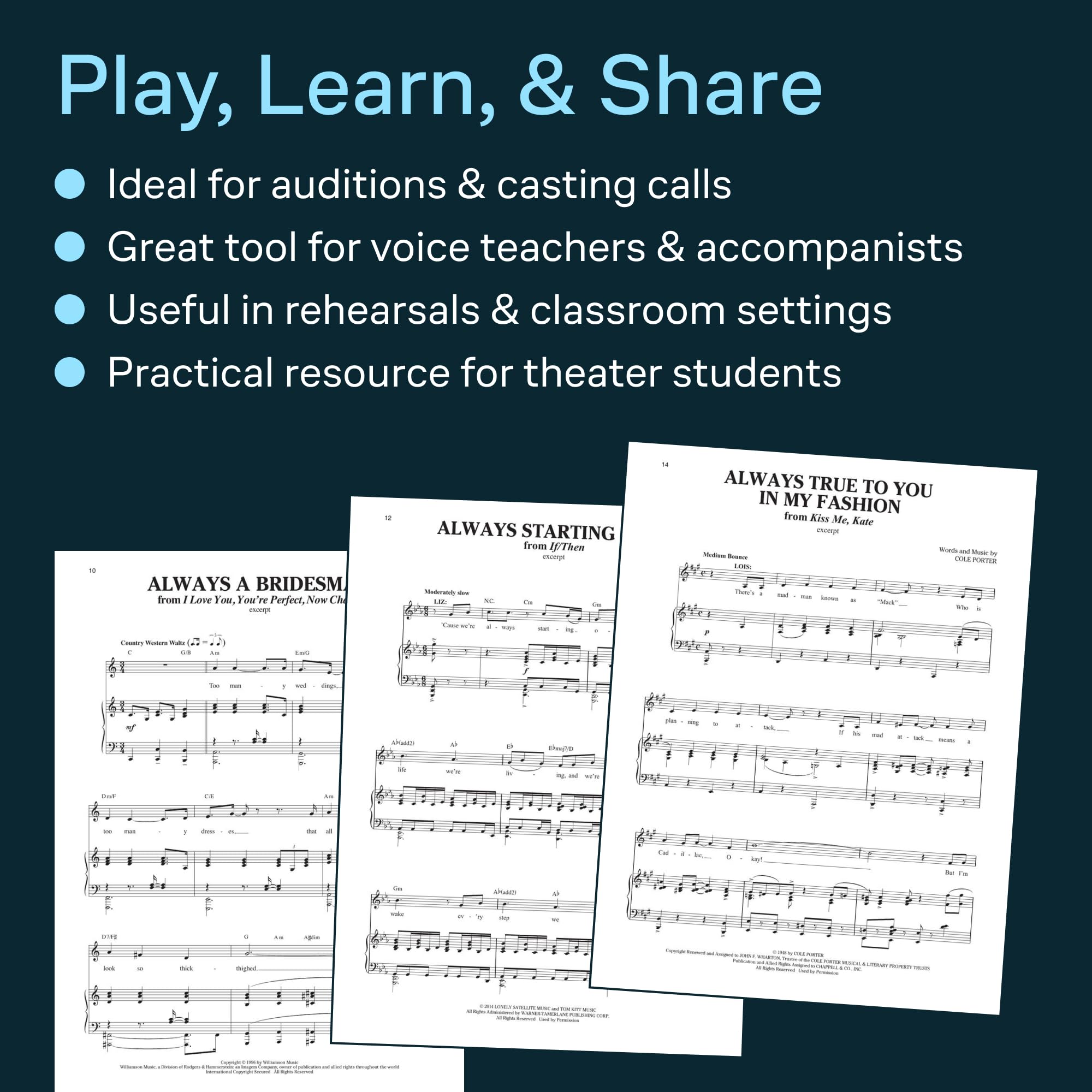 The Singer's Musical Theatre Anthology: 16-Bar Audition Edition, Mezzo-Soprano/Belter | Broadway Vocal Collection Sheet Music with Piano Accompaniment for Auditions and Performance