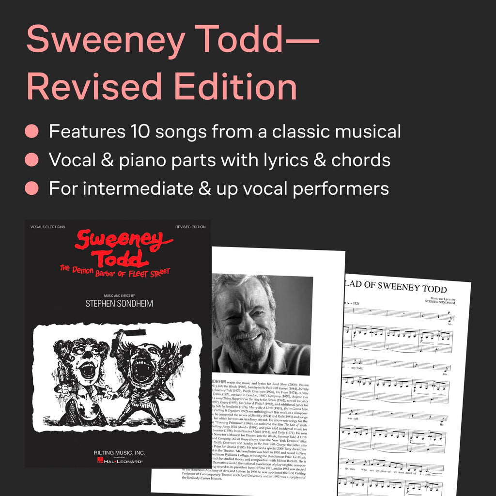 Sweeney Todd Edition: Vocal Selections