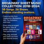 Broadway Sheet Music Collection 2018-2024: 38 Favorites from 26 Hit Shows Arranged for Piano, Voice, and Guitar