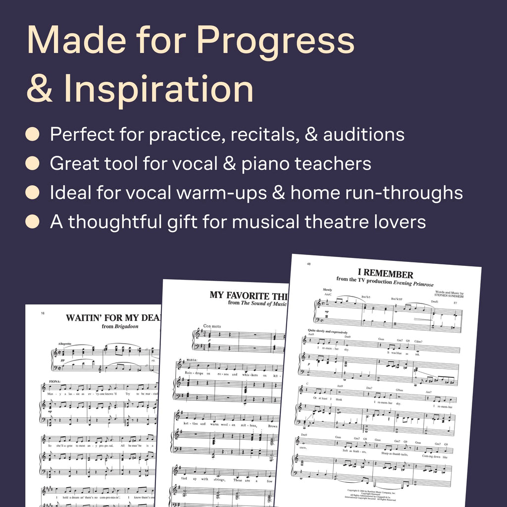 The Singer's Musical Theatre Anthology: Volume 3 | Soprano Voice and Piano Sheet Music Songbook with Online Audio Accompaniments | Broadway Musical Theatre Collection for Auditions and Recitals
