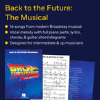 Back to the Future: The Musical - Piano/Vocal Selections | Broadway Sheet Music Book for Intermediate Musical Theatre Songs for Students Teachers and Fans | 16 Piano Vocal Arrangements Included