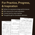 The Stephen Sondheim Collection | Piano/Vocal/Guitar Sheet Music Book Featuring 52 Songs from 17 Broadway Shows and Films | Definitive Composer Anthology for Students and Musical Theatre Fans