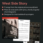 West Side Story - Vocal Selections | Piano/Vocal/Guitar Sheet Music Songbook from the 2021 Motion Picture Soundtrack | Broadway Musical Collection with Lyrics and Chords | Vocal Selections