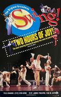 Swing! | Original Broadway Window Card Poster (1999)