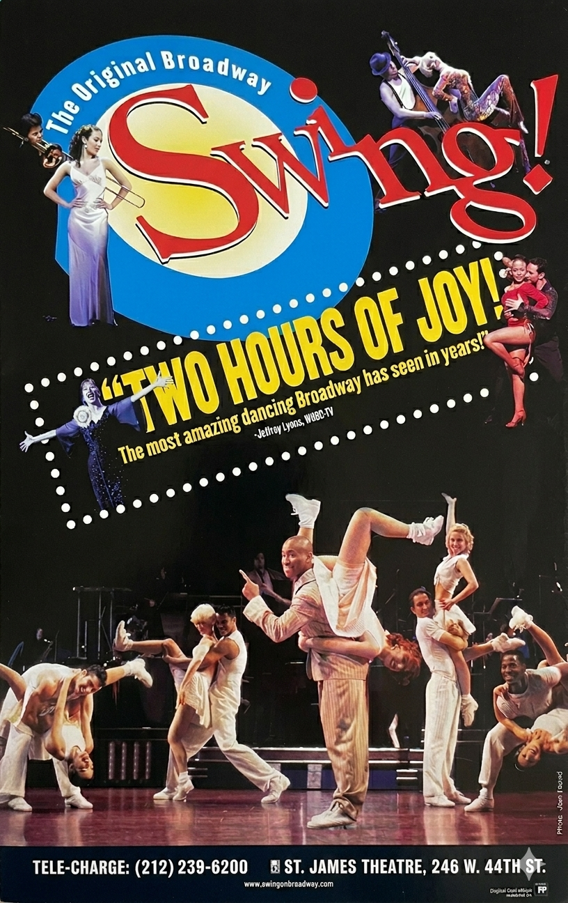 Swing! | Original Broadway Window Card Poster (1999)