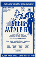 The Sheik of Avenue B | Original Off-Broadway Window Card Poster
