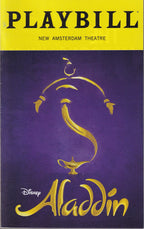 Aladdin Playbill | New Amsterdam Theatre (2023)