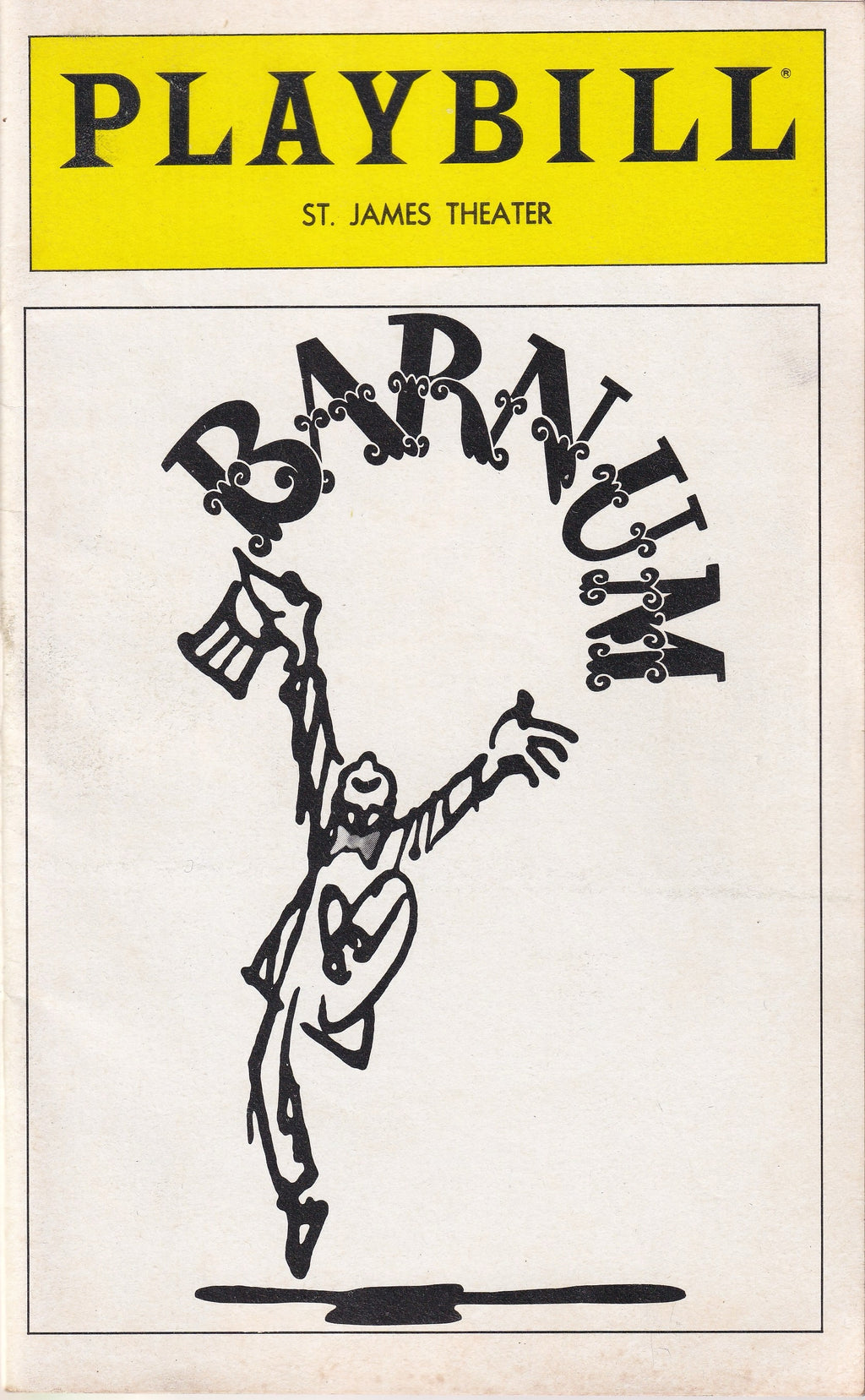Barnum Playbill | St. James Theater (1980)