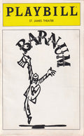 Barnum Playbill | St. James Theater (1980)