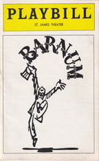 Barnum Playbill | St. James Theater (1980)