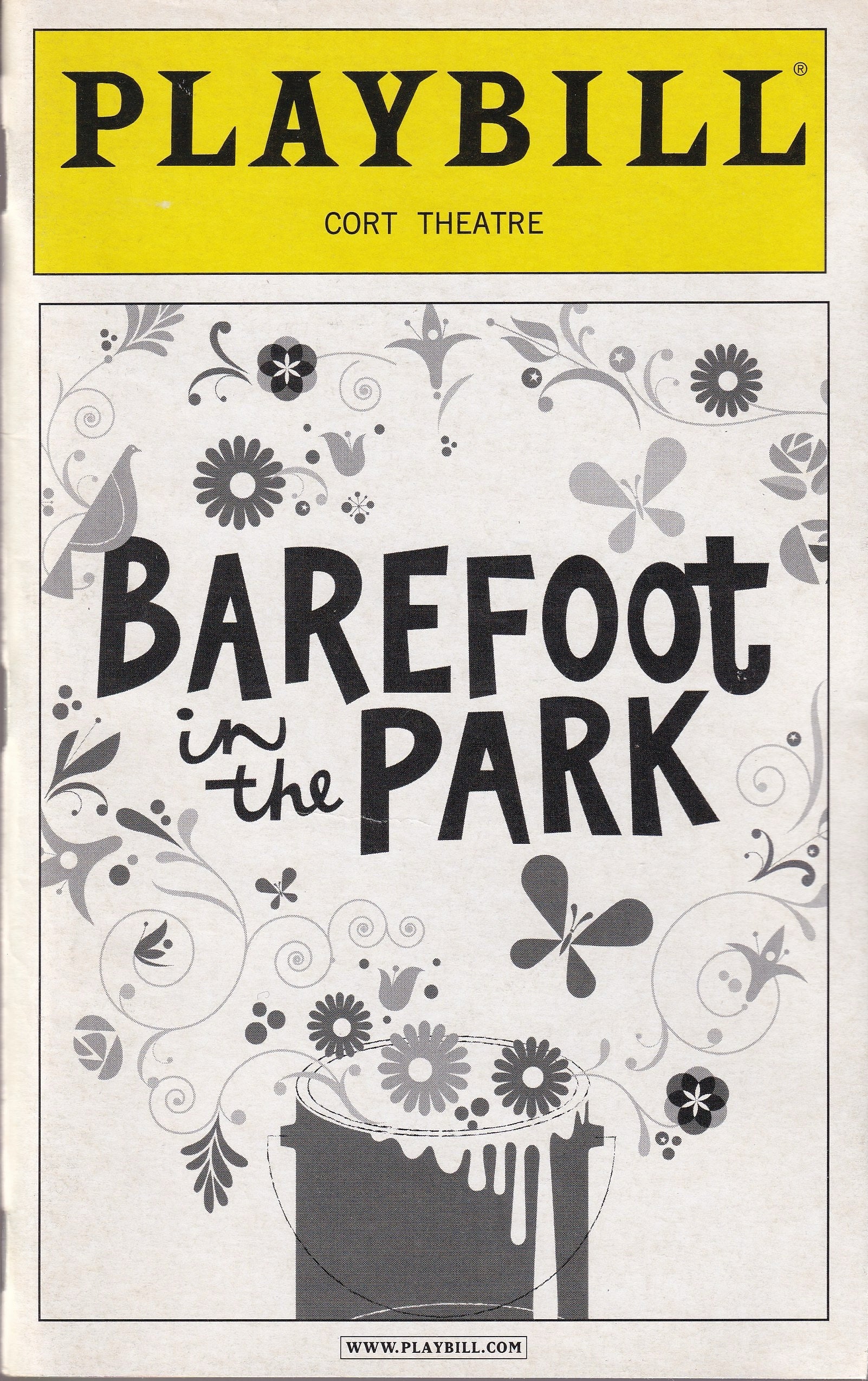 Barefoot in the Park Playbill | Cort Theatre (2006)