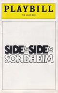 Side by Side by Sondheim Playbill | The Music Box (1977)