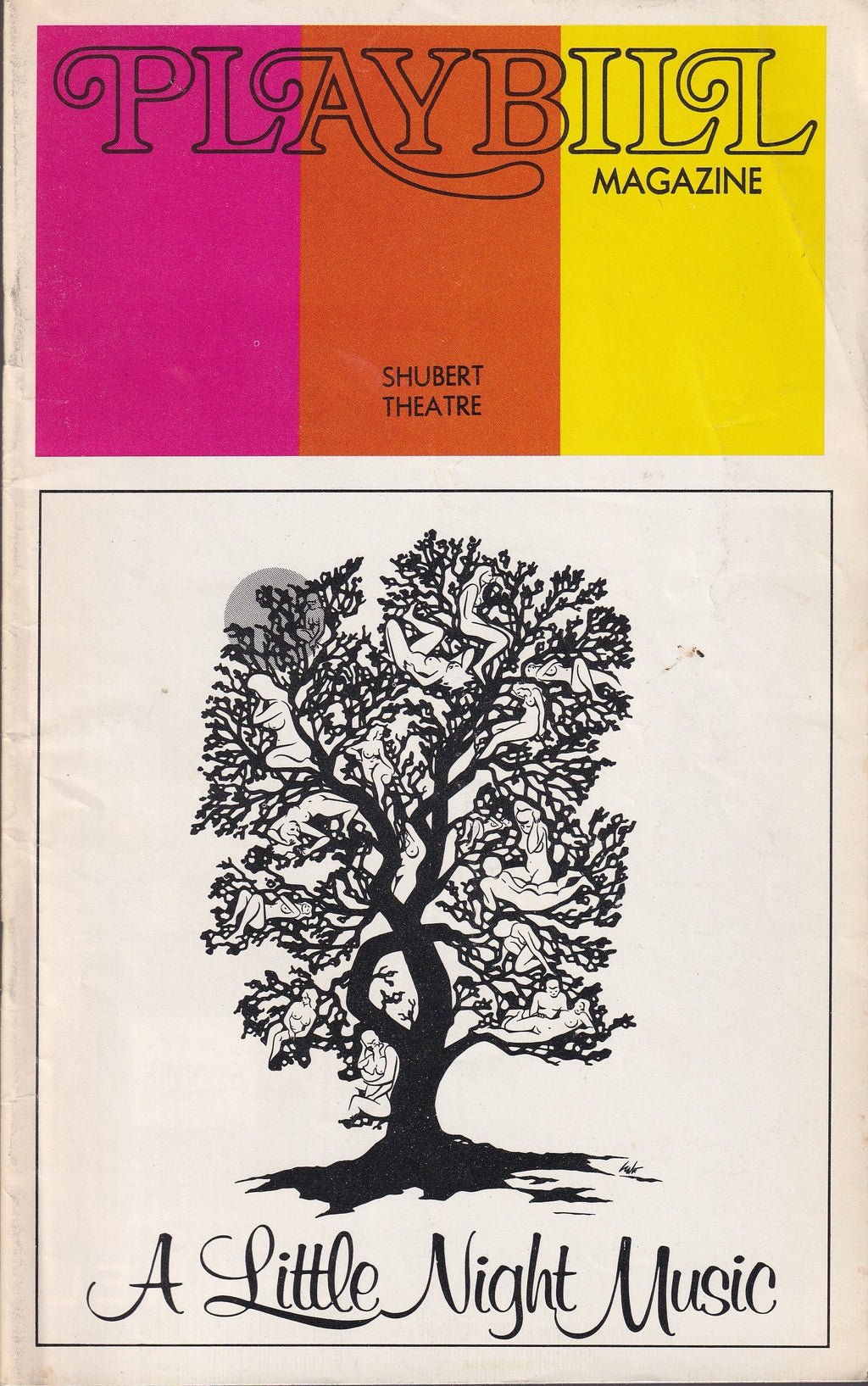 A Little Night Music Playbill | Sam S. Shubert Theatre (1973)