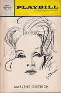 Marlene Dietrich Playbill | Mark Hellinger Theatre (1967)