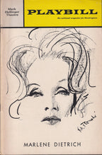 Marlene Dietrich Playbill | Mark Hellinger Theatre (1967)