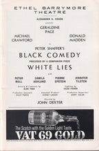 Black Comedy / White Lies Playbill | Ethel Barrymore Theatre (1967)