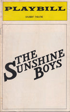 The Sunshine Boys Playbill | Sam S. Shubert Theatre (1972)