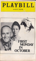 First Monday in October Playbill | Majestic Theatre (1978)